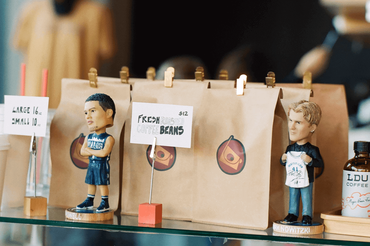 Dirk, coffee beans and Magic Bean Juice